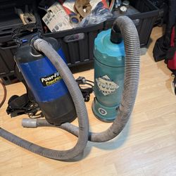 Commercial Vaccums Back Pack Style 