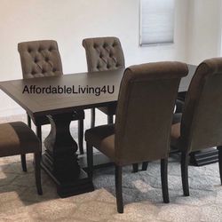 7 Pc Dining Table Set Brand New In Box