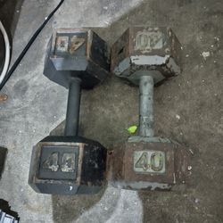 40lb dumbbell set