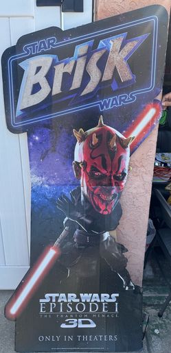 Star Wars Brisk Darth Maul Cardboard Standee