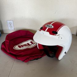 Bell 3/4 Open Face Helmet With Storage Bag