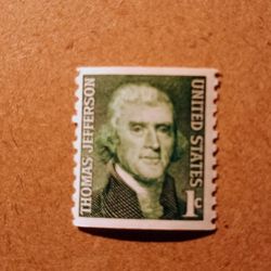 Old Thomas Jefferson Stamp 