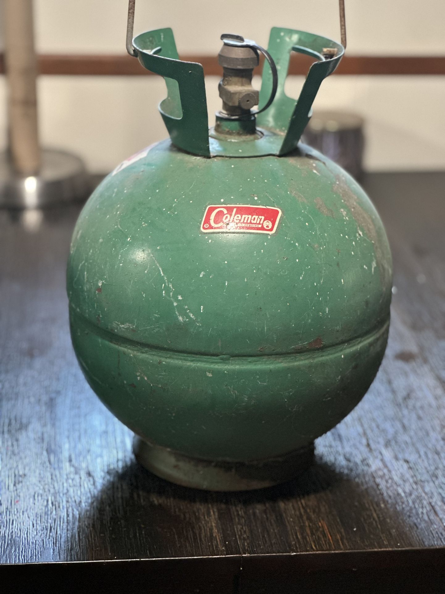 Vintage 1968 Coleman Propane Tank For Stone Lantern