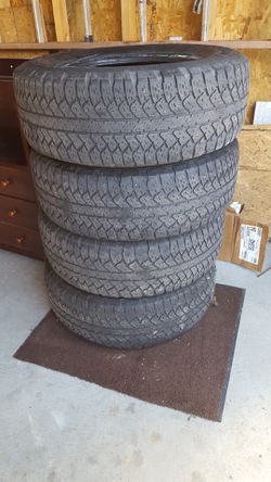 Bridge stone tires. P265/65R18 112S M+S
