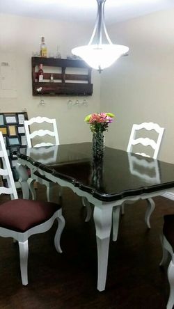 Table and wine rack