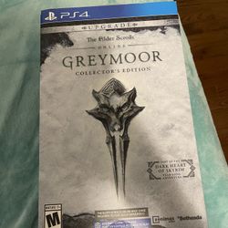 Elder scrolls Greymoor Collectors Edition PS4