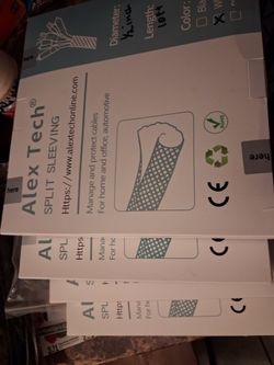 New split sleeving white 4 boxes