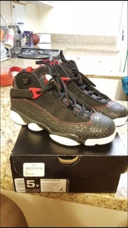 Jordan 6 rings (elephant print) SIZE 5y
