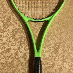 Brand New Wilson Blade Feel RXT 105 Adult Tennis Racket - Green, Grey Size 3 | 4 3/8" Grip
