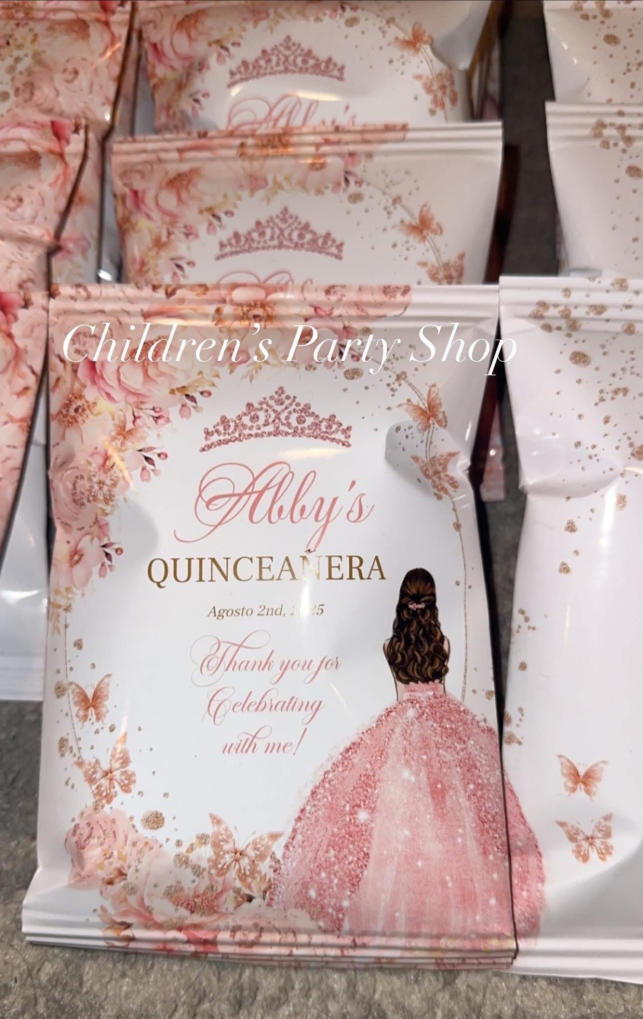 Qinceañera Chip Bags