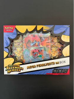 Pokemon Ascended Heroes Mega Feraligatr ex Box (Sealed)