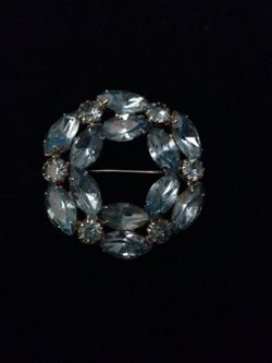 Blue vintage inspired pendant