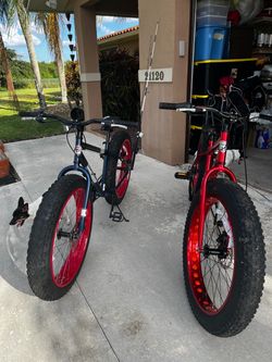 Set of Mongoose Fat Tire Bikes