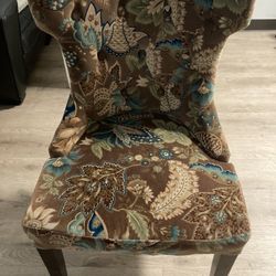 Fall Themed  Cushioned Chair