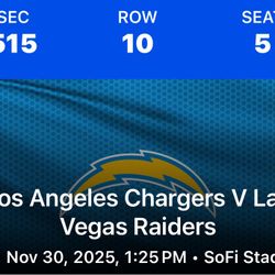 Raiders vs. Chargers 11/30