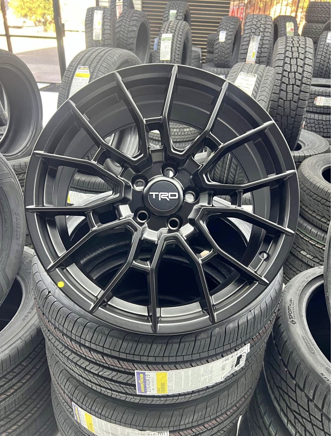 New Wheels 19" Matte Black TRD TR11 In Stock For Camry, WE FINANCE
