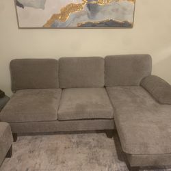 Grey Sectional Couch 