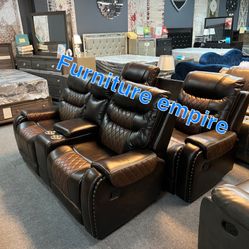 Furniture Living Room Sofa Loveseat Set 