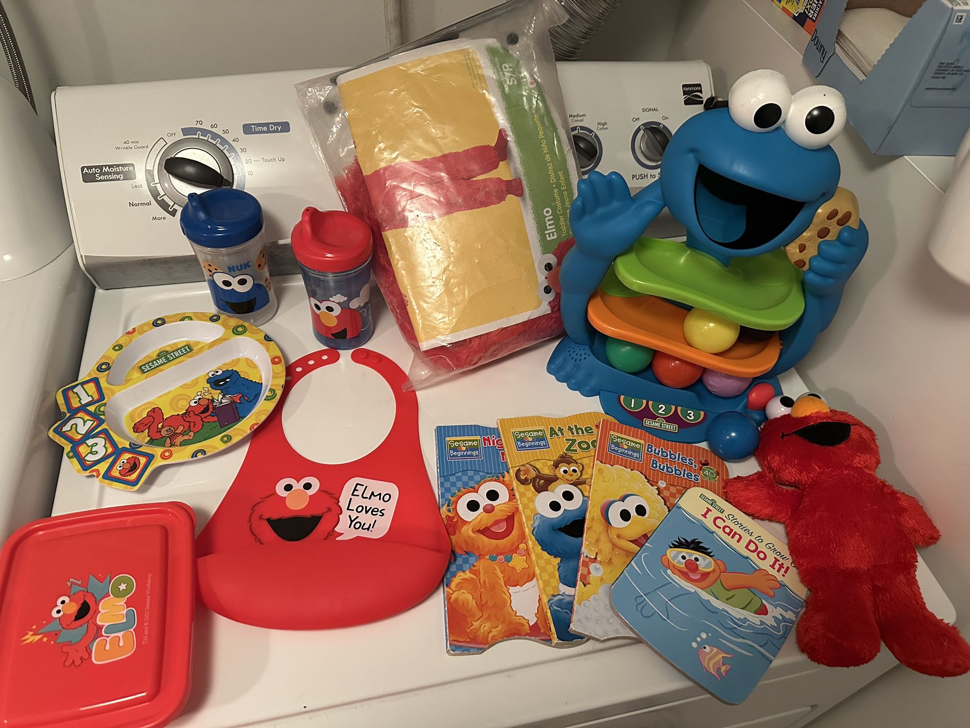 Elmo And Cocomelon Lot Of Baby Toddler  Toys And Items 