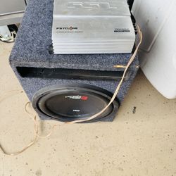 Amp And Subwoofer