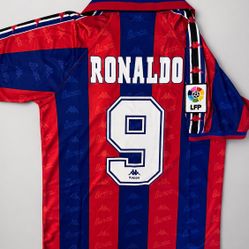 Ronaldo Barcelona Retro Jersey 