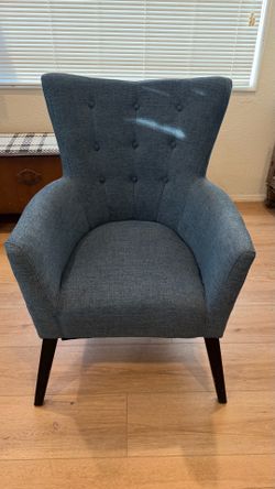 Blue Accent Chair - Excellent Condition