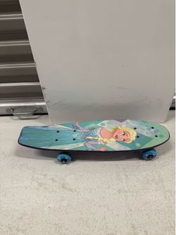 Frozen skateboard