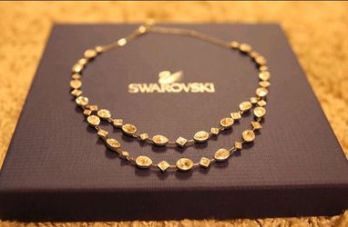 Swarowski wedding necklace