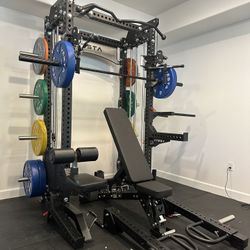 Vesta Fitness PRO SERIES 2-1 Ultimate Half Rack Functional Trainer/Gym Equipment/ Home Gym/ Fitness/ FREE DELIVERY 🚚 