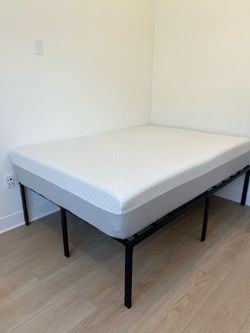 Full-Size Memory Foam Mattress + Free Bed Frame