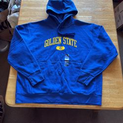 New Nike Golden State Warriors Fleece Hoodie Dubs Curry XXL 2X