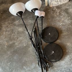 2 IKEA floor lamp 