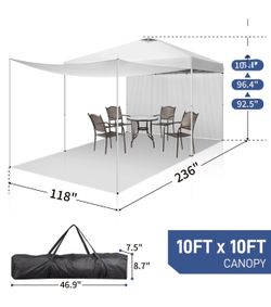 NEW! 10x10 Instant Pop Up, Expandable to 10x30