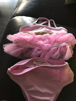 Two piece bathing suite juicy couture
