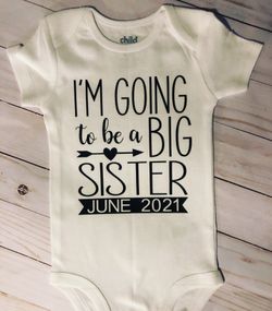 I’m going to be a big sister pregnancy announcement