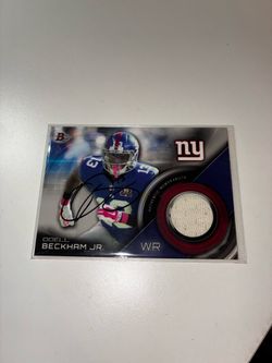 Odell Beckham Jr autograph card