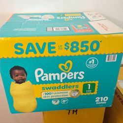 Pampers swaddlers size 1