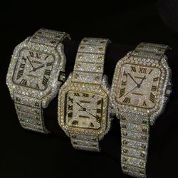 VVS MOISSANITE DIAMOND WATCH