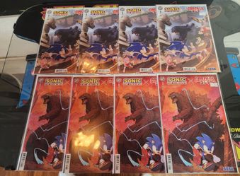 Godzilla Vs Sonic #1 $8