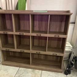 Bookcase Wood Grain, Needs 2 People To Carry