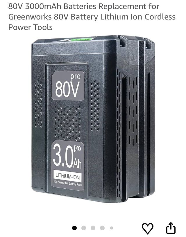 80v 3.0 pro Ah lithium ion batteries