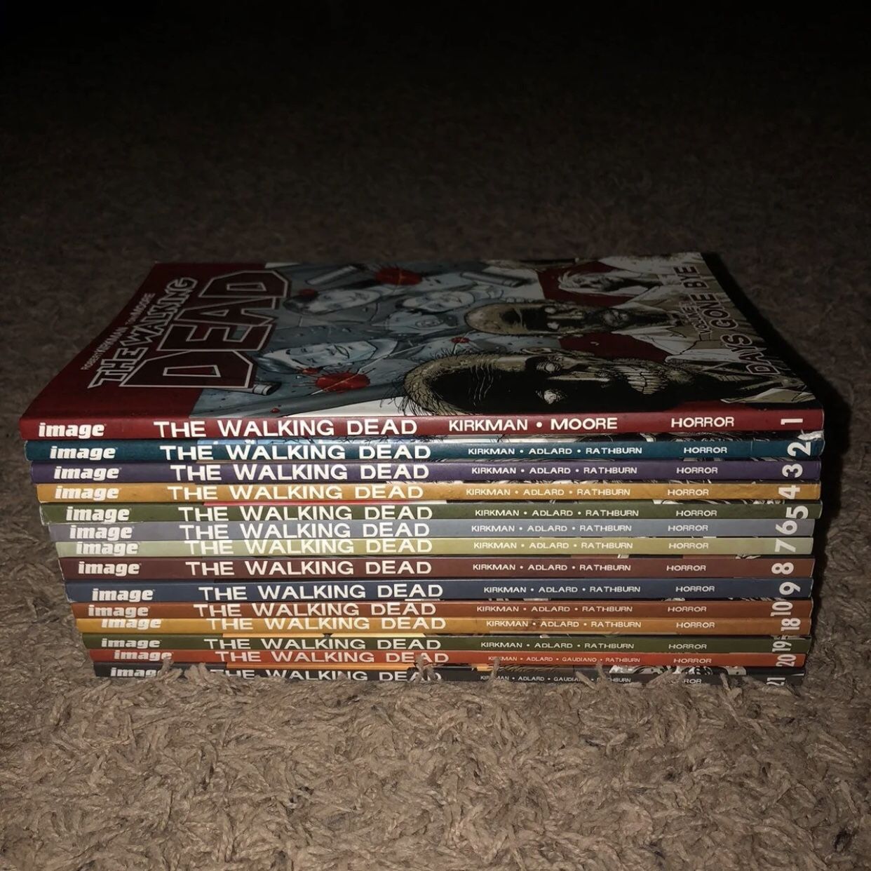 The Walking Dead Comics 1-10 and 18-21