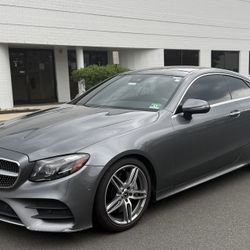 Grey 2018 E 400 Mercedes Benz Coupe 