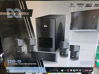 New Dresden Acoustics DS-9 5.1 Home Theater System