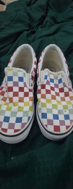 Vans Classic Slip-On "Rainbow Checkerboard"