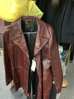 Men’s leather coat