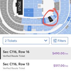 Boletos Par Los Bukis  Tengo 6