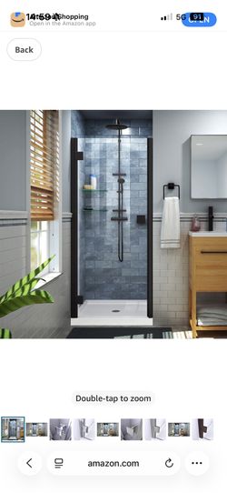 Shower Door 40-41 inch width by 72 inch height