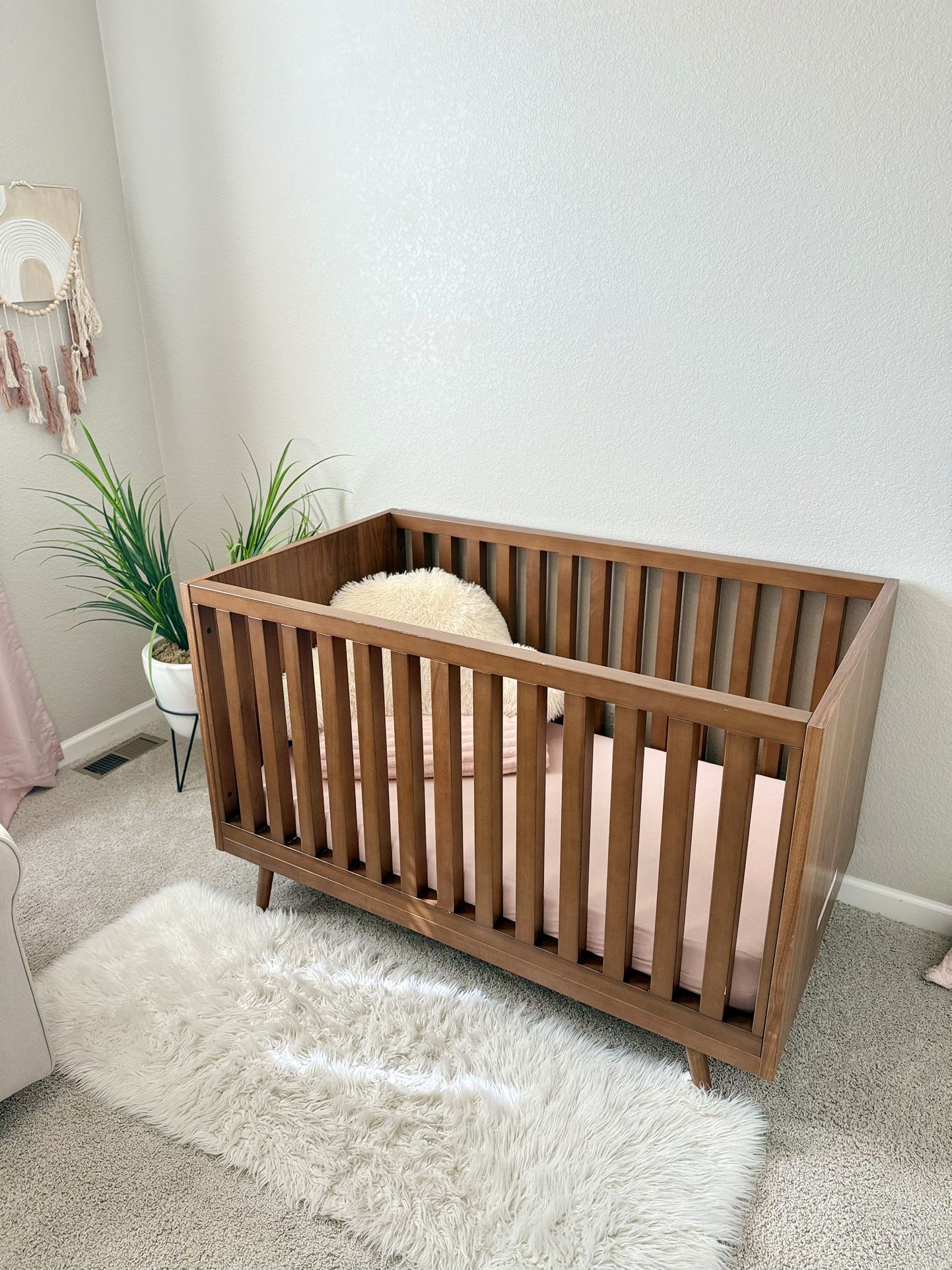 Walnut Crib