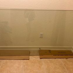Glass Top For Table - 72 long and 40 wide.